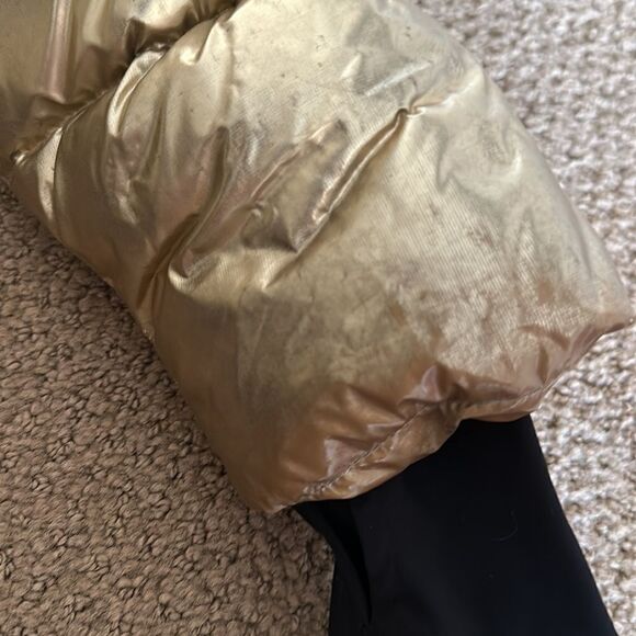 SAM. Women’s Gold Bungalow Hooded Puffer Jacket - Size XS - Picture 8 of 10